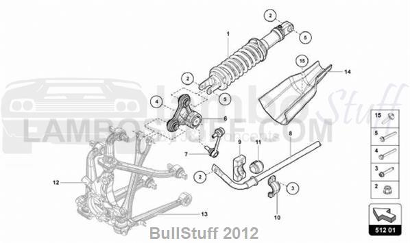2017 Lamborghini AVENTADOR SV LP750-4 COUPE JAPAN SUSPENSION (512.01.00)